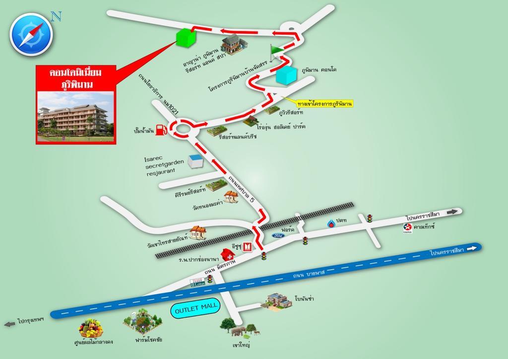 Pak Chong Phuripimarn Penthouse מראה חיצוני תמונה